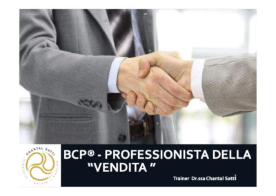 B.C.P. Professionista della “VENDITA”