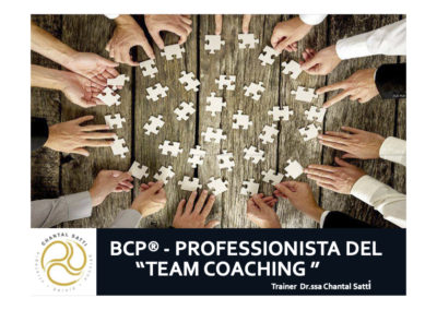 B.C.P. Professionista del “TEAM COACH”